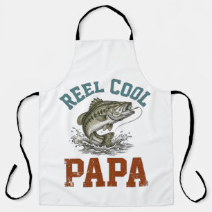 Spoel Koele Papa Vissen Vaderdag Schort