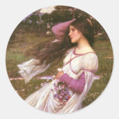 Spoelbloemen Ronde Sticker (Voorkant)