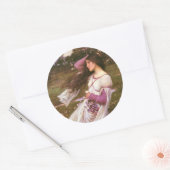 Spoelbloemen Ronde Sticker (Envelop)