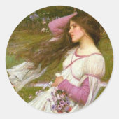 Spoelbloemen Ronde Sticker (Voorkant)