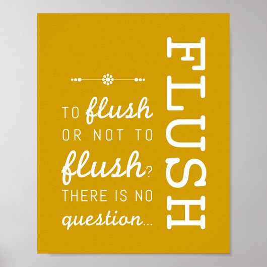 Spoelen | Bathroom Rules Poster Art Print 8x10 (Voorkant)