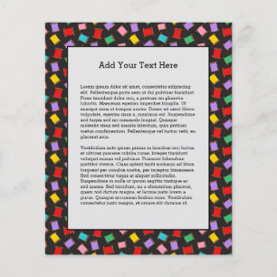 Spoelen naaigarens Zwarte Dressmaker Seamstress Flyer