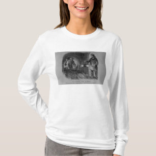 Spoelen van de riemen t-shirt