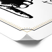 spoelen van de toiletgordel poster (Hoek)