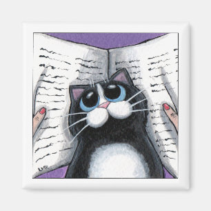 Spoelen van het Uitzicht - Kat Magnet Magneet