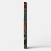 Spoelen van kerstfeestdagen, rood en goud Case-Mate iPhone case (Achterkant / Links)