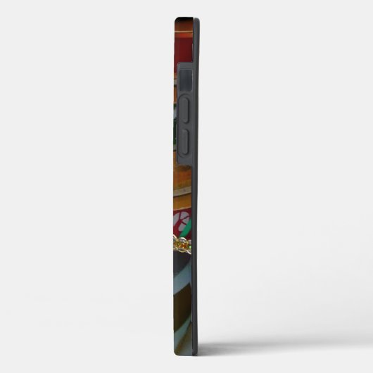 Spoelen van kerstfeestdagen, rood en goud Case-Mate iPhone case (Achterkant / Links)