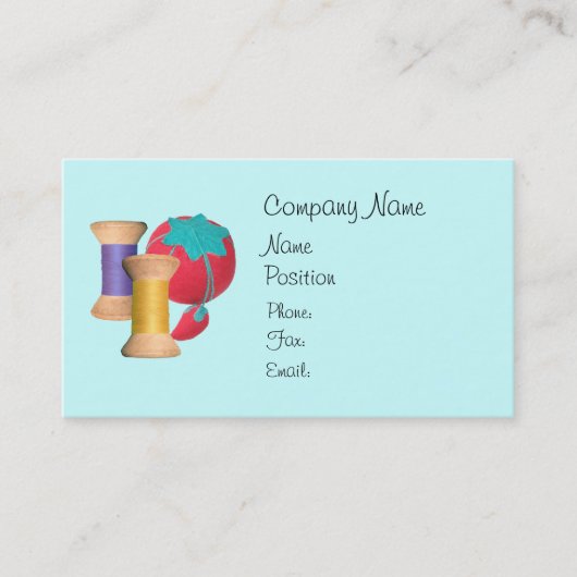 Spoelen van Visitekaartje met schroefdraad en spel (Voorkant)