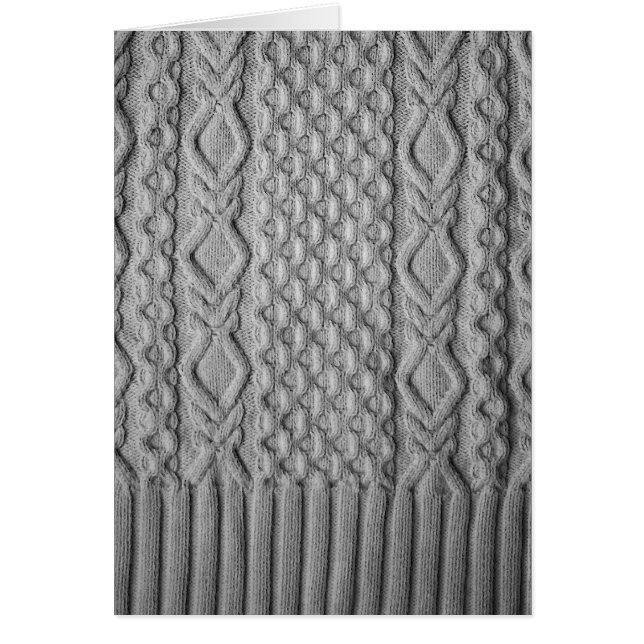 Spoelgebreide kabels. (Voorkant)