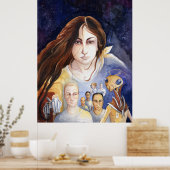 Spoelt het Poster voor de ruimtevaart (Keuken)