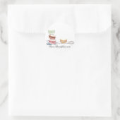 Spoful of Macarons stickers (Sac)