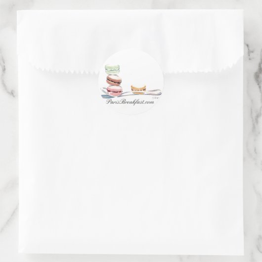 Spoful of Macarons stickers (Sac)