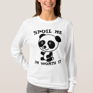 SPOIL ME DAT IK ERG BEN, PANDA BEER T-Shirts
