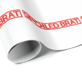 Spoiled Brat Stamp Cadeaupapier (Rol Hoek)