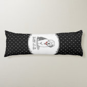 Spoiled Rotten Old English Sheepdog (Grey 1) Funny Lichaamskussen (Voorkant)