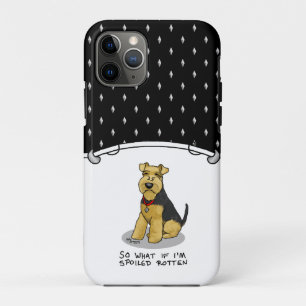 Spoiled Rotten Welsh Terrier Dog - Cute iPhone 11 Pro Hoesje