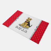 Spoiled Rotten Welsh Terrier Dog - Cute Deurmat (Schuin)