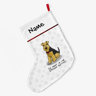 Spoiled Rotten Welsh Terrier Dog - Cute Grote Kerstsok