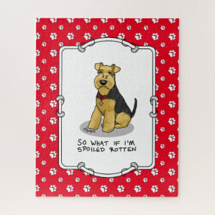 Spoiled Rotten Welsh Terrier Dog - Cute Legpuzzel