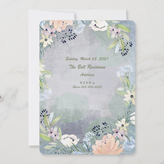 Spoiler Alert Geslacht Openheid Uitnodiging (Achterkant)