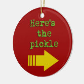 Spoiler alert ornament - Hier is de pekel (Links)