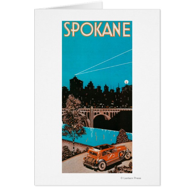 Spokane Adverteren Poster #1Spokane, WA (Voorkant)