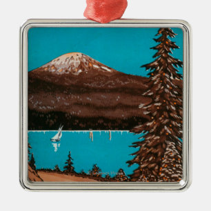 Spokane Adverteren Poster #2Spokane, WA Metalen Ornament