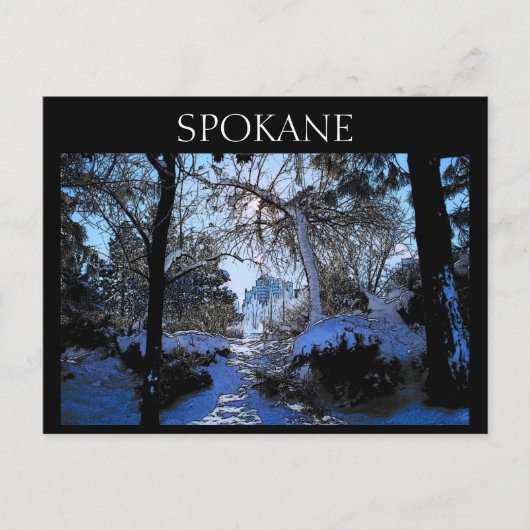 Spokane Briefkaart (Voorkant)