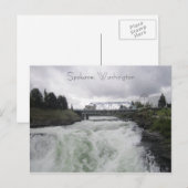 Spokane Herfsten Briefkaart (Voorkant / Achterkant)