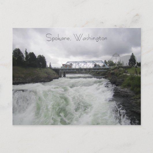 Spokane Herfsten Briefkaart (Voorkant)