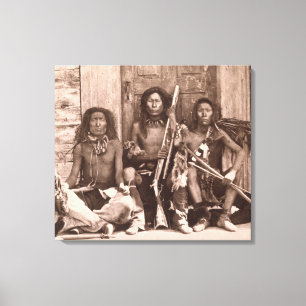 Spokane Indians, 1861 (foto) Canvas Afdruk