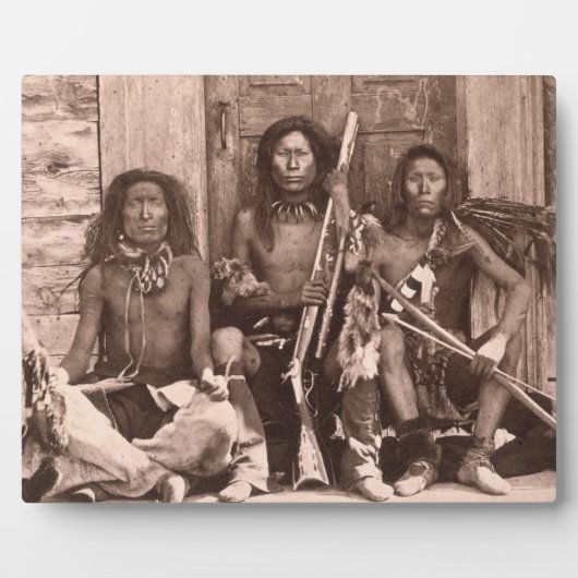 Spokane Indians, 1861 (foto) Fotoplaat (Voorkant)