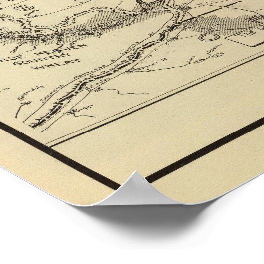 Spokane Land Poster (Hoek)