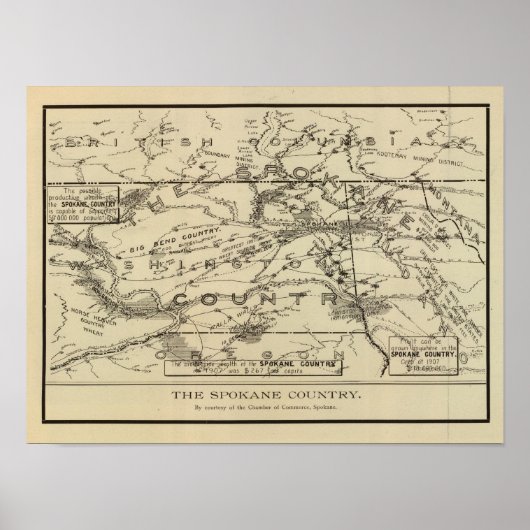 Spokane Land Poster (Voorkant)