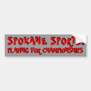 Spokane Sports Pspelen voor kampioenschappen Bumpersticker