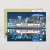 SPOKANE WA BRIEFKAART (Voorkant / Achterkant)