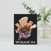 spokane WA Briefkaart (Staand voorkant)