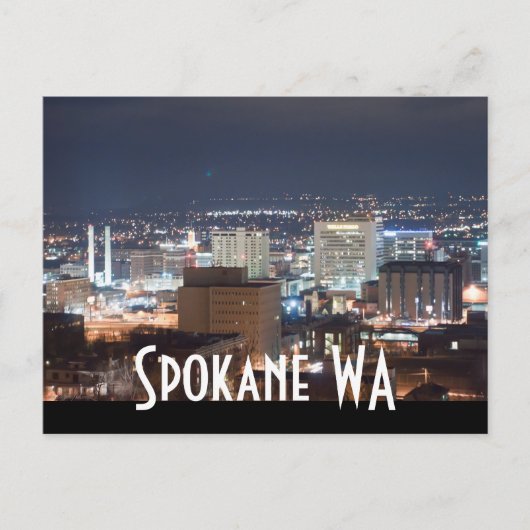 SPOKANE WA BRIEFKAART (Voorkant)