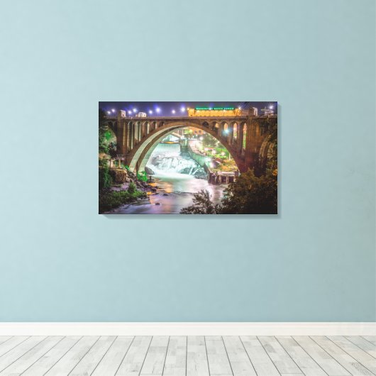 Spokane Wa Canvas Afdruk (Insitu (Houten vloer))