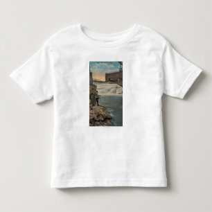 Spokane, WA - Paar Gevist op onderste Herfsten Kinder Shirts