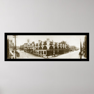 Spokane WA Restaurant Foto 1908 Poster