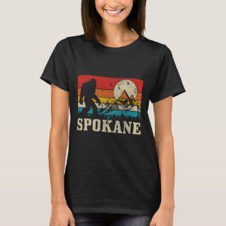 Spokane Washington Bigfoot  Mountain Hunter T-shirt