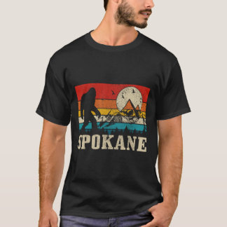 Spokane Washington Bigfoot  Mountain Hunter T-shirt