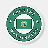 Spokane Washington Magneet (Voorkant)