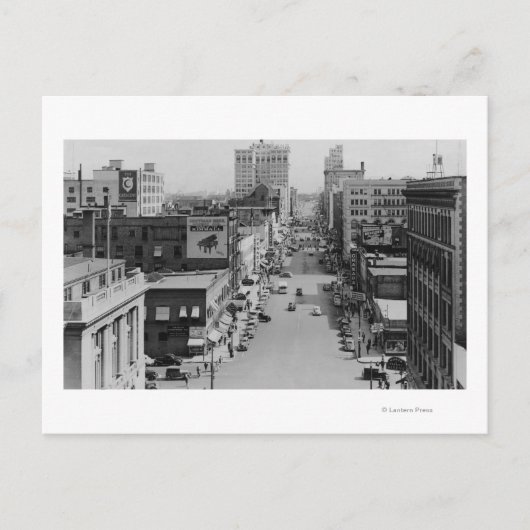 Spokane, Washington — Riverside Avenue Briefkaart (Voorkant)