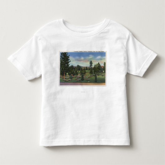 Spokane, Washington - Upper Terrace Kinder Shirts (Voorkant)
