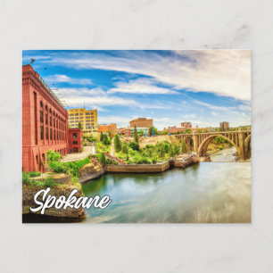 Spokane, Washington, Verenigde Staten Briefkaart
