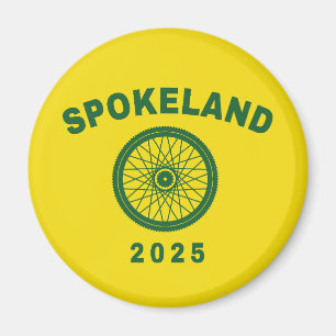 Spokeland Oakland Cycling Californian Cyclist Magneet