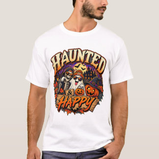 Spoken en Gelukkig Halloween T-shirt