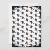 Spoken huis Gelukkig Halloween Feestdagenkaart (Achterkant)